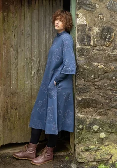 Strickkleid „Hildur“ aus Bio-Baumwolle - indigo
