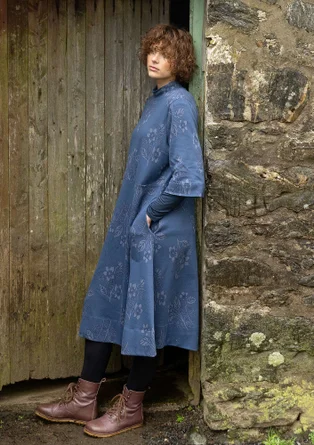 Strickkleid „Hildur“ aus Bio-Baumwolle - indigo