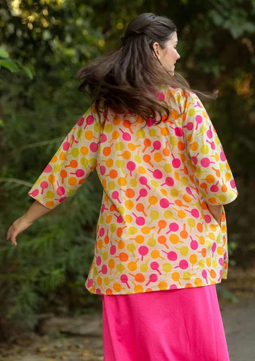 Blouse "Ping" en coton biologique - phlox