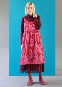 Webkleid „Antoinette“ aus Bio-Baumwolle - hibiskus