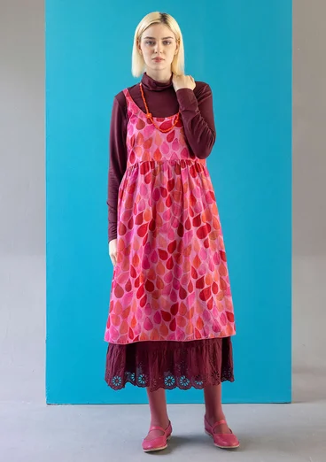 Webkleid „Antoinette“ aus Bio-Baumwolle - hibiskus