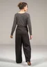 “Bodil��” woven linen trousers (black XS)
