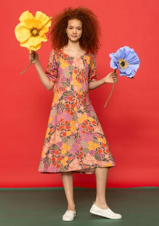 “Ingrid” cotton/modal jersey dress - pale water lily