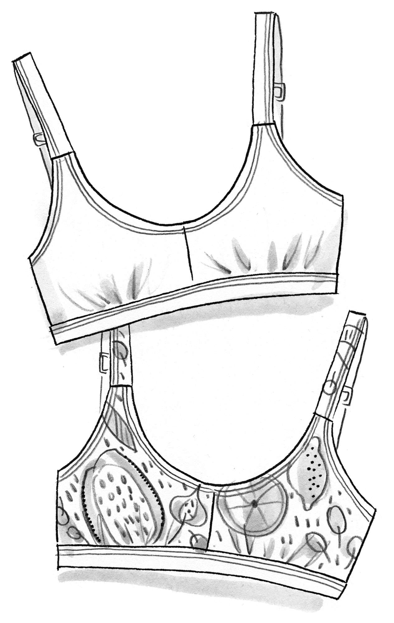  Botswana  polyamide/elastane bikini bra