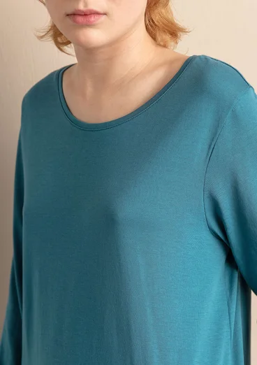 Tunique "Juliet" en jersey de coton biologique/modal - indigotier