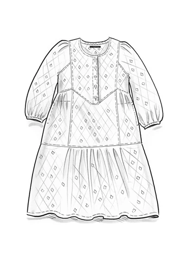 Woven dress in organic cotton - hopper