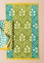 “Leafy” organic cotton towel kiwi thumbnail