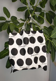 Tøypose L i økologisk bomull - svart