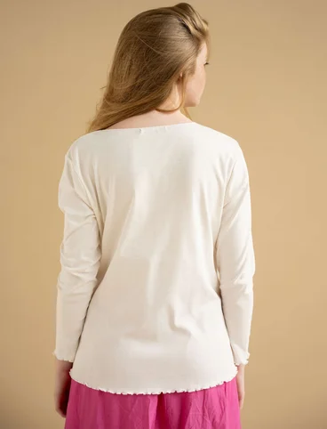 Jersey top in organic cotton - oblekt