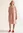 “Seraj” woven dress in linen - pink marble