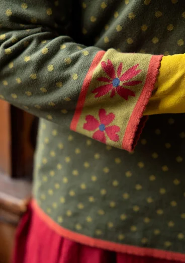 Pullover „Maria“ aus Bio-/Recycling-Baumwolle - pinie