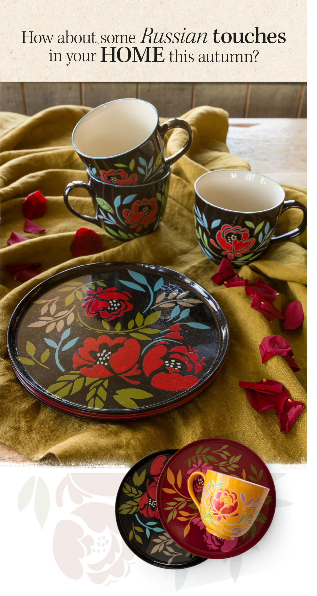 How about some Russian-inspired style for your HOME this autumn?