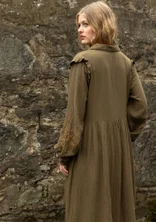 Robe unie "Frigg" en coton biologique - sapin