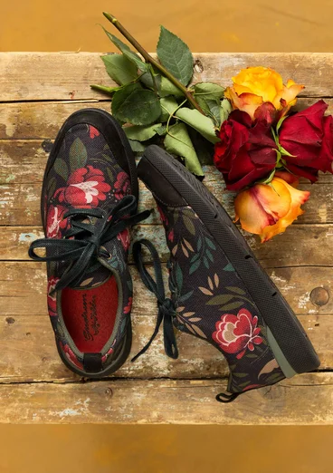 “Olga” sneakers in recycled polyester - black