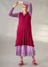 Strickkleid „Raya“ aus Bio-Baumwolle (dunkelhibiskus L)