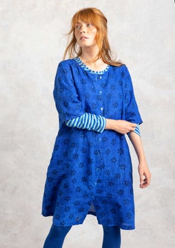 Ester dress sapphire blue/patterned