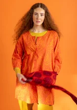 Webtunika „Irma“ aus Bio-Baumwolle - chili