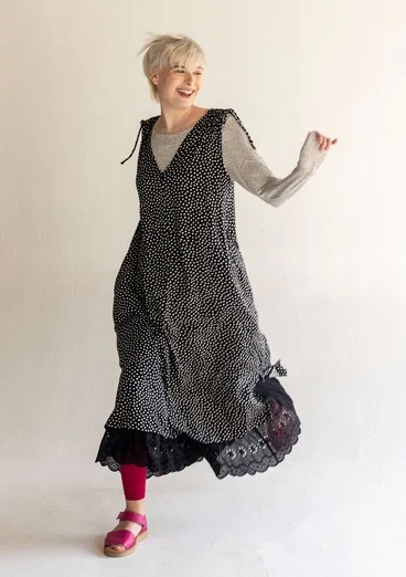 Mekko "Bubble" ekopuuvillaa/modaalia - musta
