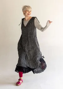 Mekko "Bubble" ekopuuvillaa/modaalia - musta