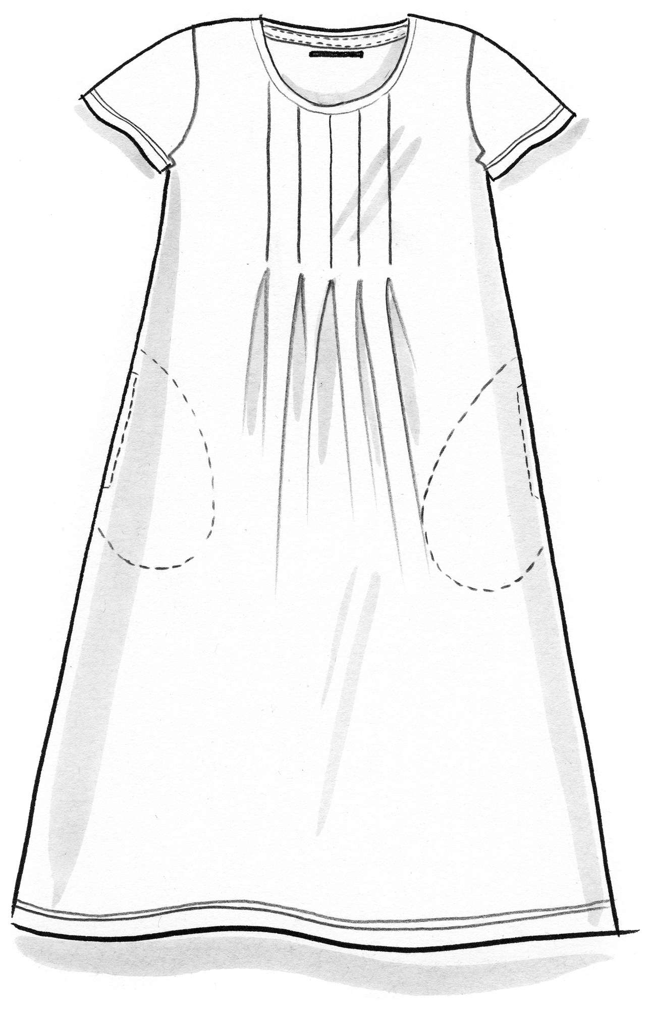 Tricot jurk  Beety  van biologisch katoen