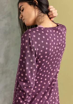 Tunique "Juliet" en jersey de coton biologique/modal - allium/motif