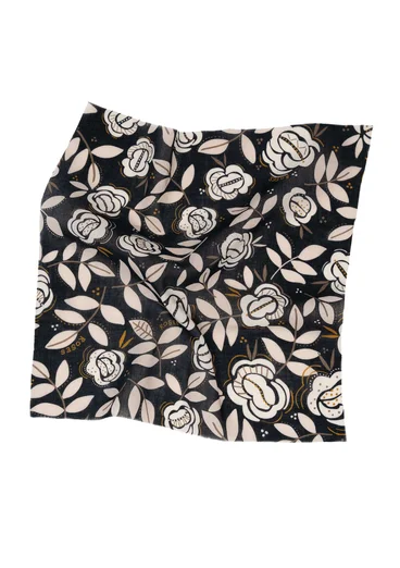 Kjole med V-utringning - black/rose