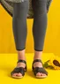Sandalen aus Nappaleder (schwarz 38)