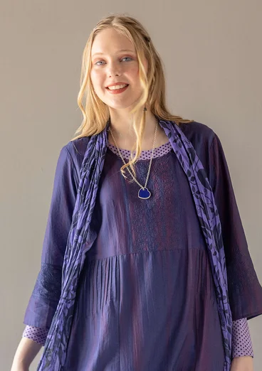 Charm "Blue heart" en pierre fine/argent - bleu klein