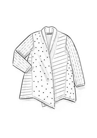 Strickjacke „Sigfride“ aus Bio-/Recycling-Baumwolle - auster