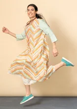 “Furilden” woven organic cotton dress - masala