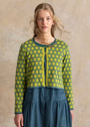 Vest "Vendela" van biologisch/gerecycled katoen - rozemarijn