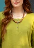 “Alora” organic cotton jersey tunic (avocado M)