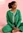 Organic/recycled cotton cardigan - basil
