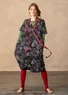 Webkleid „Niwa“ aus Bio-Baumwolle (schwarz XS)