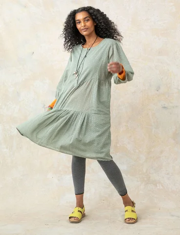 Woven dress in organic cotton - hopper