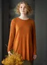 Tunique "Pomerans" en jersey de modal/élasthanne (orange brûlée S)