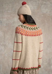 Strickpullover „Arktis“ aus ungebleichter Wolle - ungefärbt