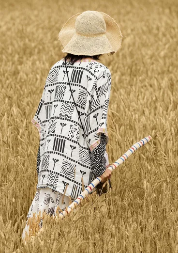 Tunique "Aditi" en lin  - vanille