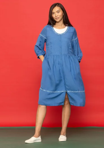 Robe tissée « Margit » en lin/modal -