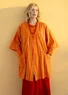 Kimono à carreaux "Coimbatore" en coton biologique (sorbe L/XL)