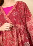 Wickelbluse „Roza“ aus Bio-Baumwollgewebe (aschrosa M)
