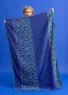 Drap de bain « Stars » en coton biologique (bleu brillant Taille unique)