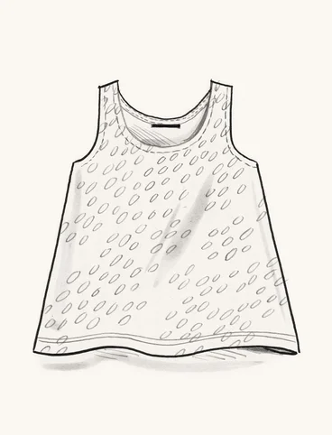 “Singö” organic cotton/modal jersey tank top - limegrn