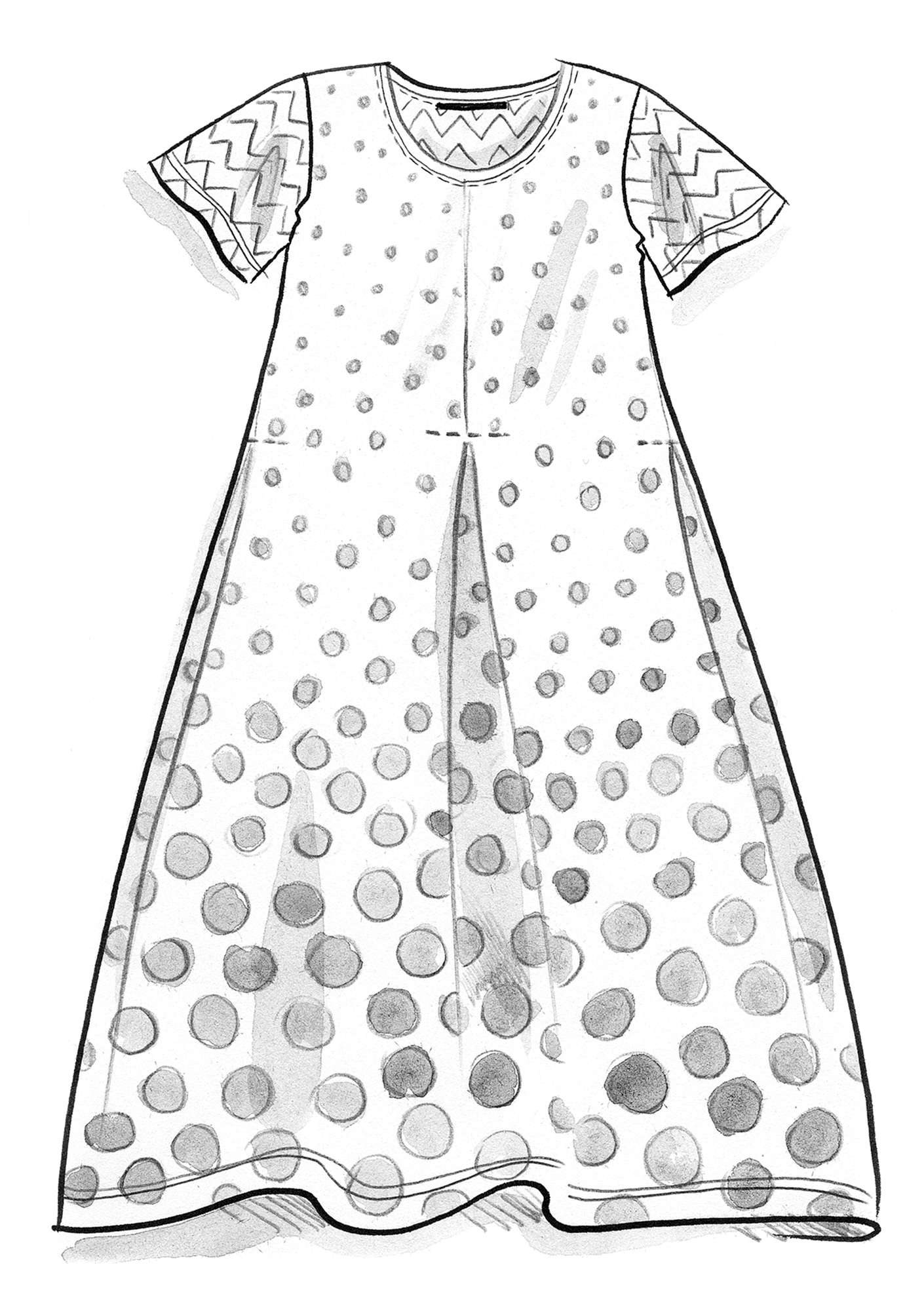 Kleid „Raster“ aus Micromodal/Elasthan salbei thumbnail