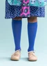 Striped knee-highs in recycled nylon (lupin One Size)