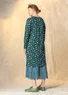 Robe "Spirit" en jersey de viscose de bambou/élasthanne (bleu foncé/motif S)
