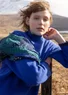 Stricktunika aus Lammwollmischung (tiefblau L)