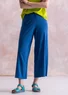 Feinstrickhose aus Öko-Baumwolle (porzellanblau S)