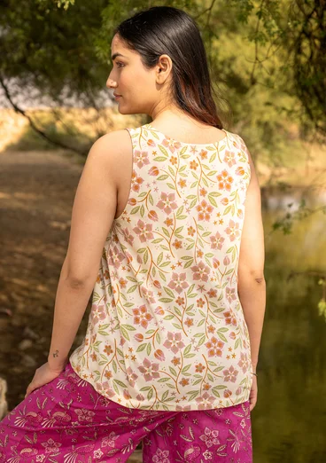 Jerseytop „Primrose“ aus Bio-Baumwolle - hellsand