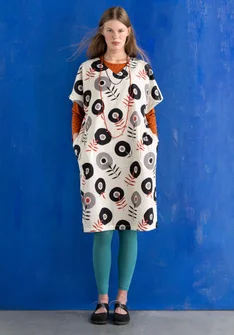 Webkleid „Julie“ aus Öko-Baumwolle - ungebleicht